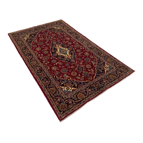 Bild von Borento Orientteppich Perserteppich Keshan 230 x 142 cm, rechteckig, Handgeknüpft