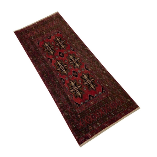 Bild von Borento Orientteppich Perserteppich Turkman 140 x 57 cm