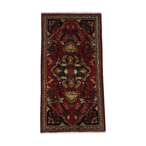 Bild von Borento Orientteppich Perserteppich Hamadan 133 x 70 cm, rechteckig, Handgeknüpft