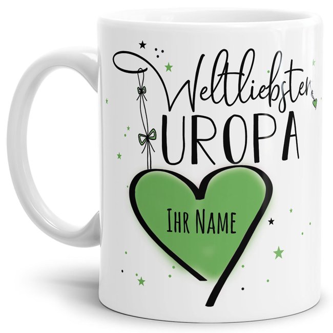 Bild von Namenstasse - Weltliebster Uropa - Weiß