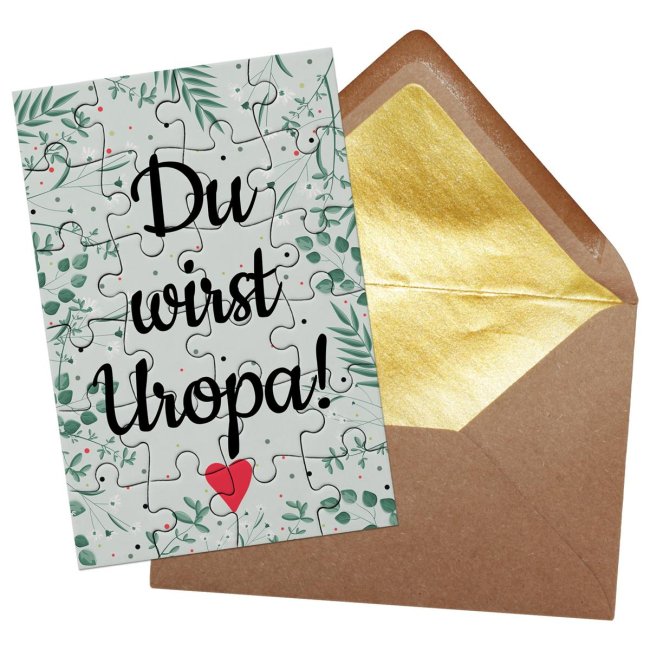 Bild von Puzzle - Du wirst Uropa - 24 Teile inkl. Umschlag
