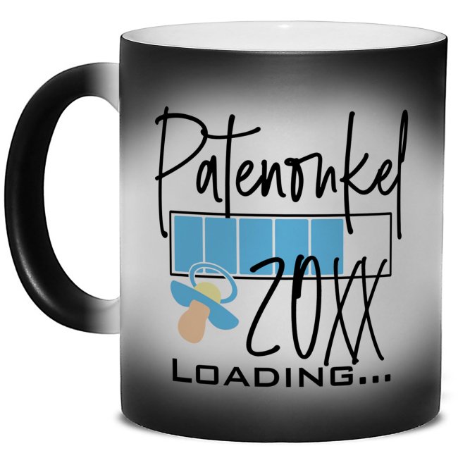 Bild von Zaubertasse - Loading Baby 20XX - bald Patenonkel