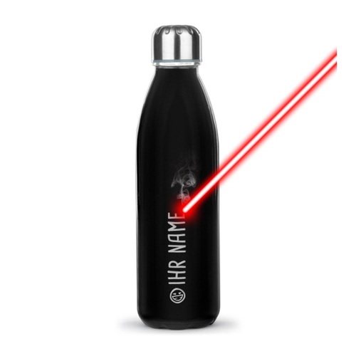 Bild von Individuelle Glas-Trinkflasche mit Gravur