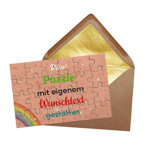 Bild von Personalisiertes Puzzle mit Wunschtext