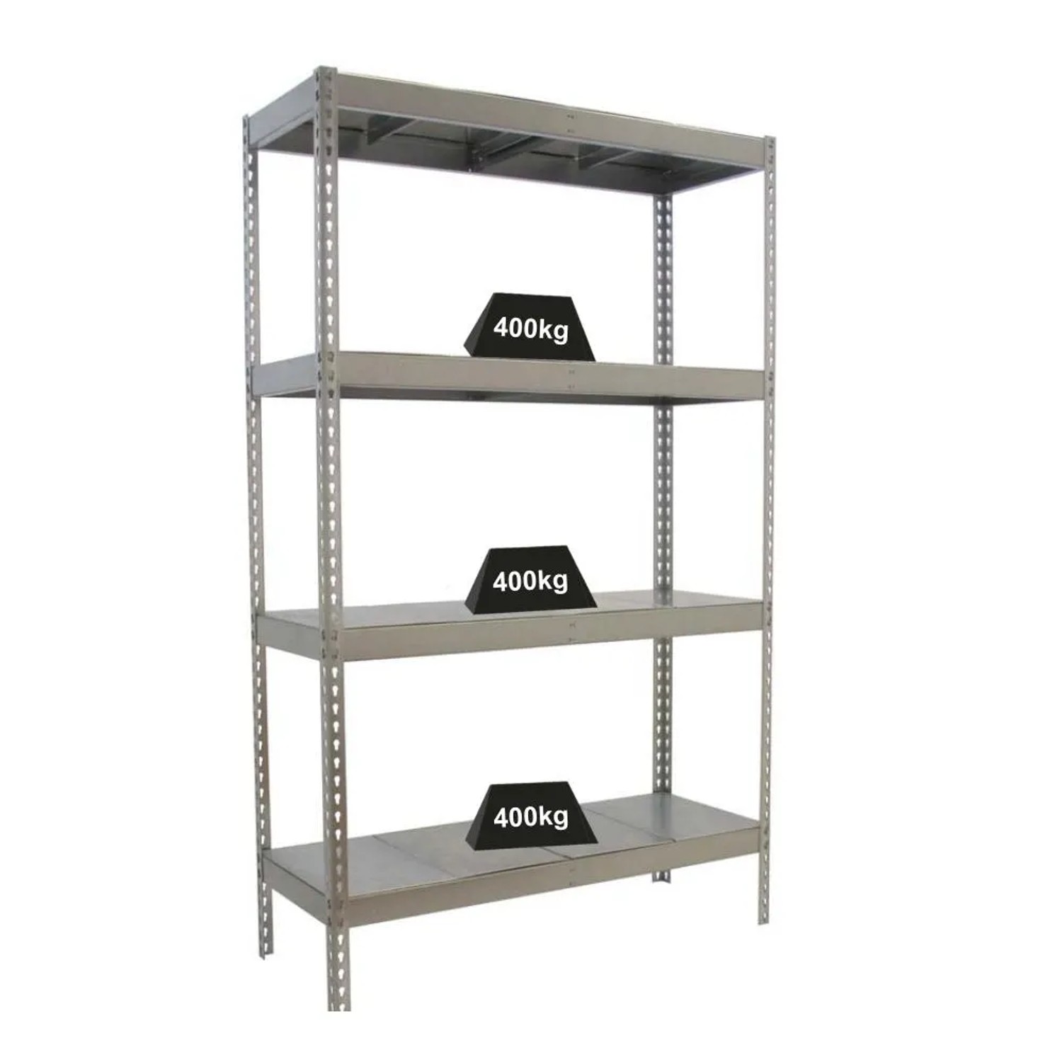 Bild von PROREGAL Schwerlastregal Big Metal Yeti Four HxBxT 200 x 150 x 45 cm Fachlast 400 kg Verzinkt
