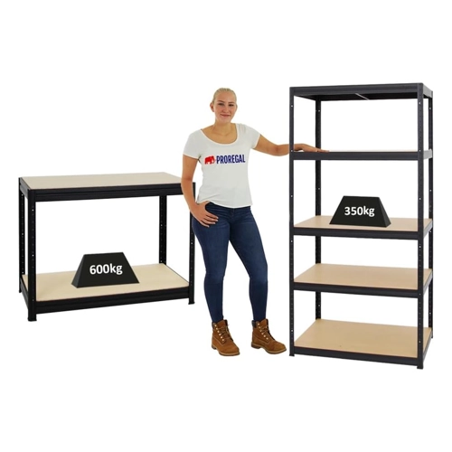 Bild von PROREGAL® Schwerlastregal MegaDeal – Optimal für Werkstatt und Lager