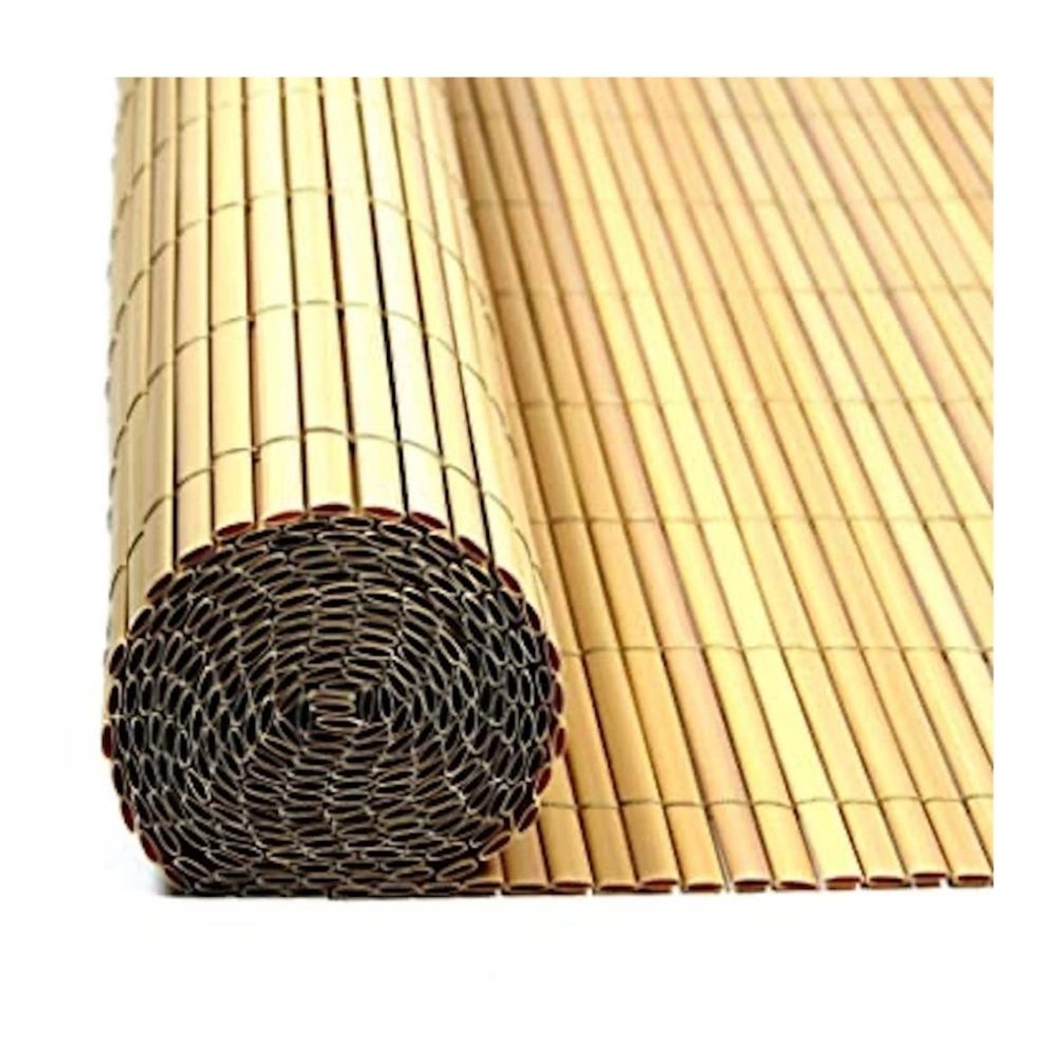 Bild von PROREGAL Fi-Chi – Premium Sichtschutzmatte Zaun Sichtschutz PVC- Sichtschutzmatte Gartensichtschutz Höhe 1,5 m Länge 3 m HxL 1,5 x 3 m Braun