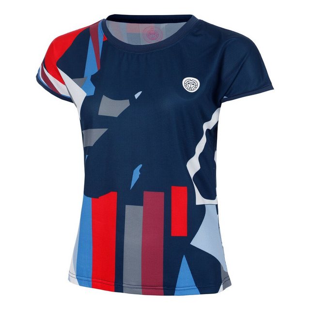 Bild von BIDI BADU New York 2024 Capsleeve Tee Damen T-Shirt dunkelblau-Mehrfarbig L