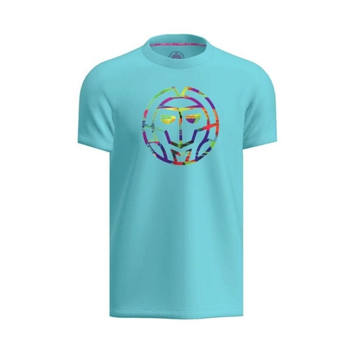 Bild von BIDI BADU Kaleido Chill T-Shirt Herren in Türkis - Größe L