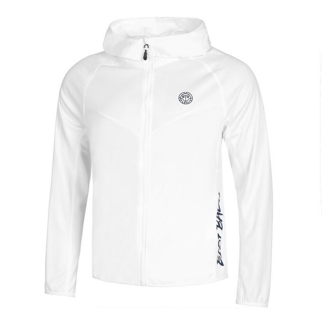 Bild von BIDI BADU Crew Hood Trainingsjacke Herren in weiß, Größe: L