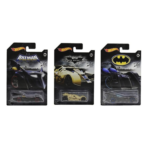Bild von Hot Wheels Spielzeug-Auto 3er-Set - Batman Batmobil