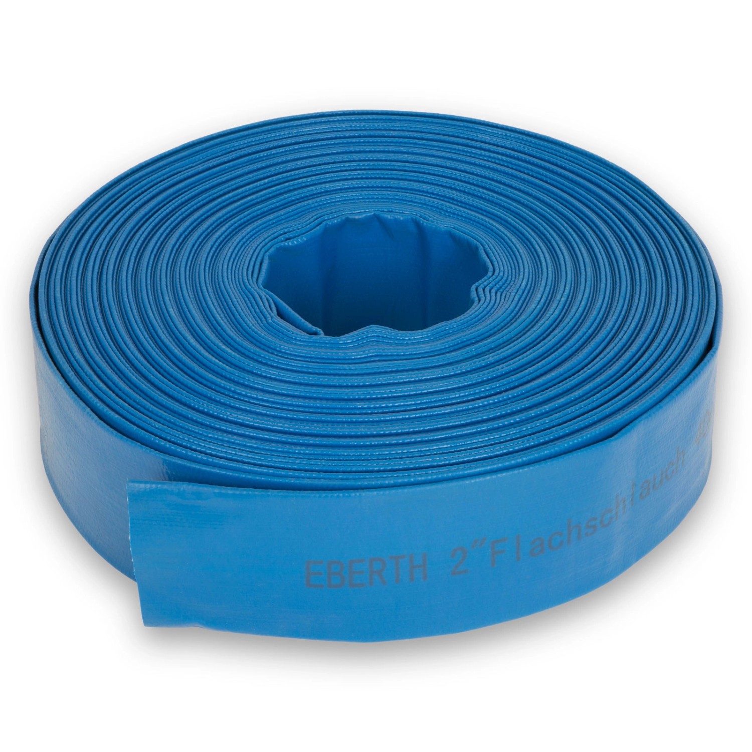 Bild von EBERTH 2 Zoll Flachschlauch Gartenschlauchin 40m Länge 52mm Durchmesser