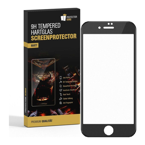 Bild von Protectorking 4x Echtes Tempered 9H Panzerhartglas für iPhone 8