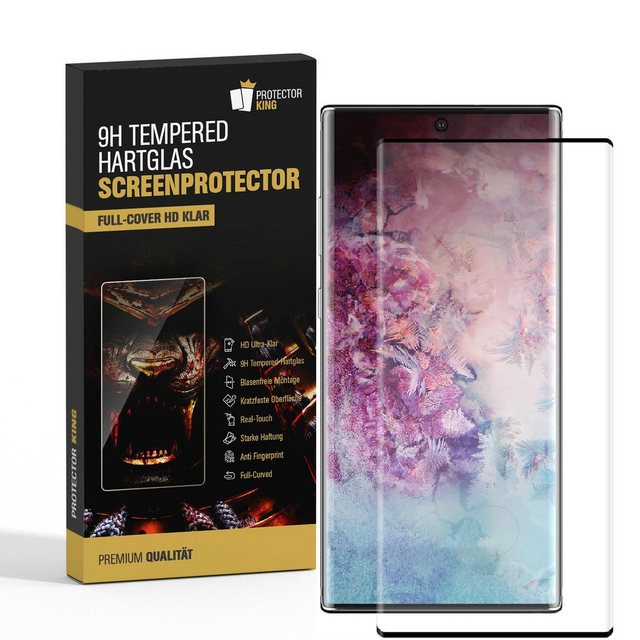 Bild von Protectorking 3x echtes Tempered 9H Panzerhartglas 3D KLAR (3 Stück, Samsung Galaxy Note 10), Smartphone Schutzfolie
