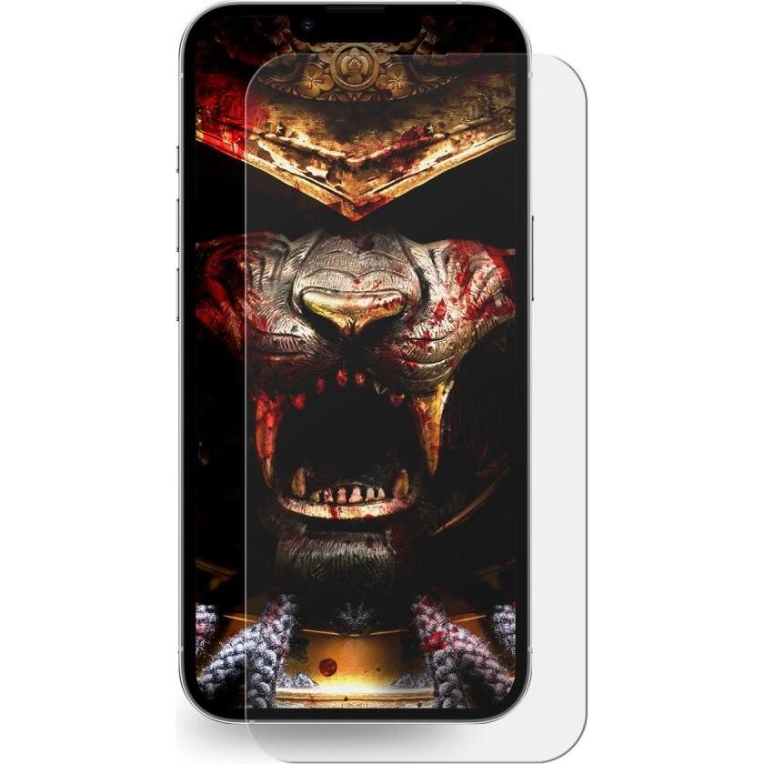 Bild von Protectorking 1x 3D A++ echtes Tempered 9H Panzerhartglas KLAR (1 Stück, Apple iPhone 14), Smartphone Schutzfolie