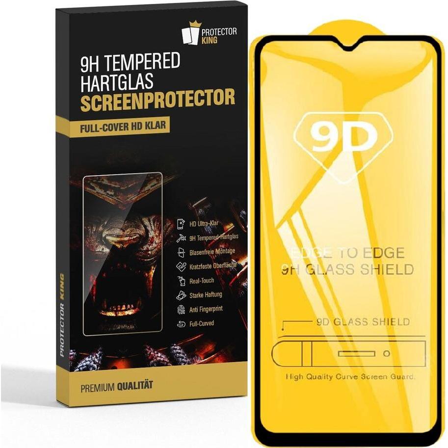 Bild von Protectorking 2x echtes Tempered 9H Panzerhartglas 3D KLAR FULL COVER (2 Stück, Samsung Galaxy A24), Smartphone Schutzfolie