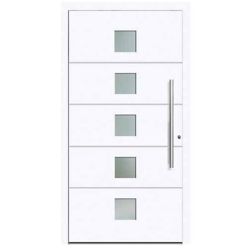 Bild von KNOCK Aluminium-Haustür »HELSINKI«, weiß - weiss
