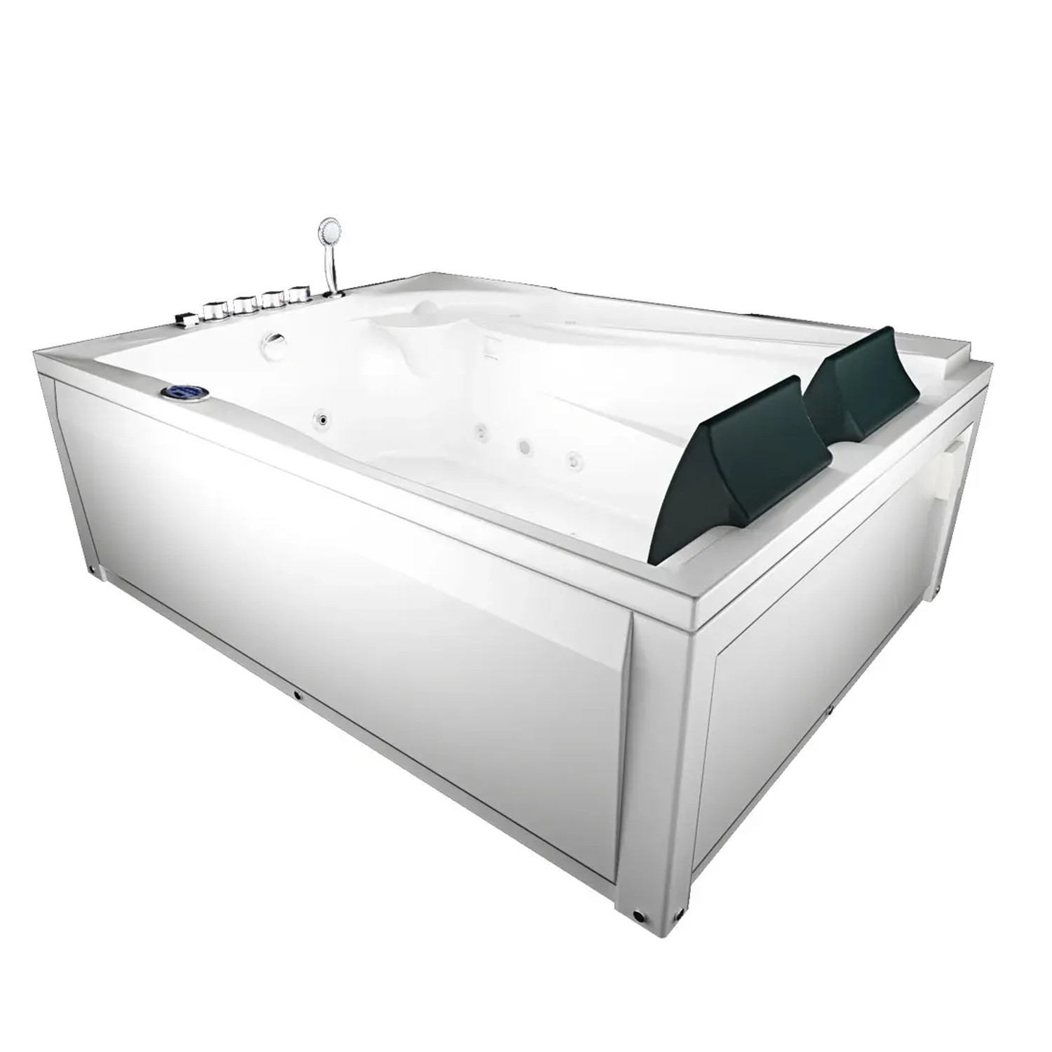 Bild von AcquaVapore Whirlpool-Badewanne Whirlpool Pool Badewanne Eckwanne Wanne W12HZ-TH-A-SC 135x180cm, (1-tlg)