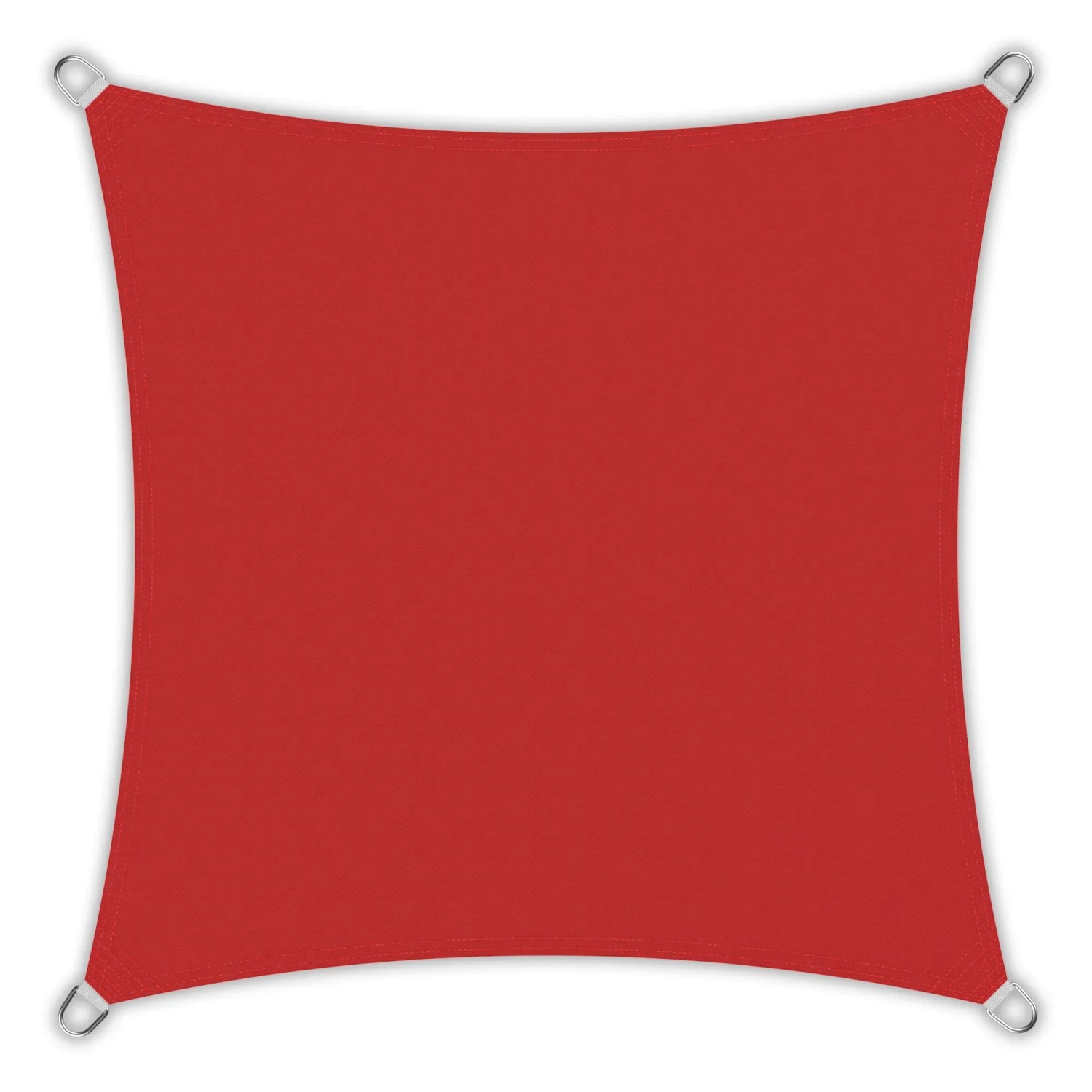 Bild von Toldoro Sonnensegel Quadrat 4,6x4,6m UPF50+ PES Regendicht UV-Schutz Sonnenschutz Terrasse Garten Weinrot