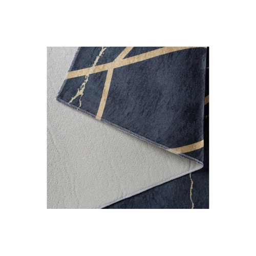 Bild von Giantore Designteppich Mosaik - Anthrazit