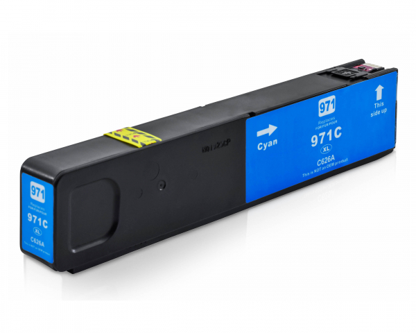 Bild von Rebuilt Toner kompatibel für HP Officejet Pro X576 / CN626AE / 971XL Druckerpatrone Cyan