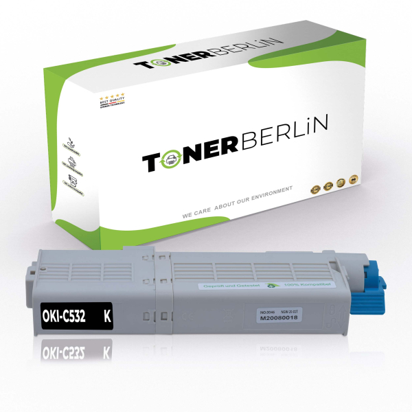Bild von Rebuilt Toner kompatibel für OKI MC573 / 46490608 Toner Schwarz