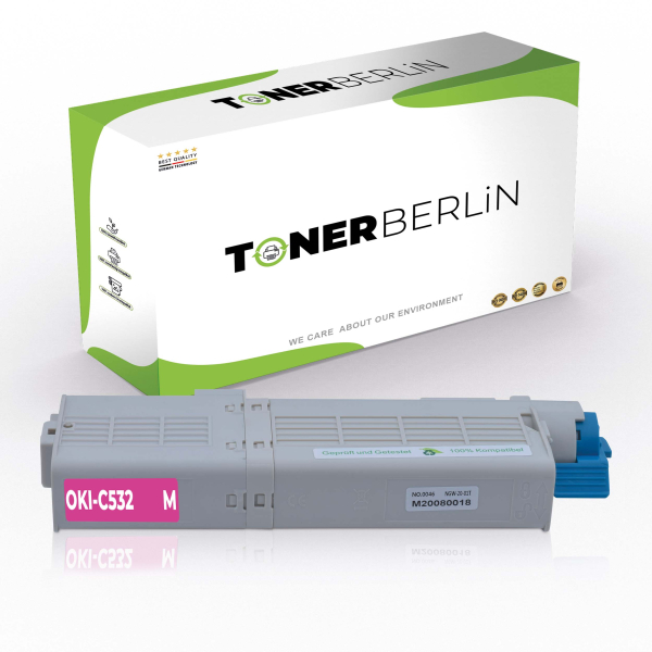Bild von Rebuilt Toner kompatibel für OKI C542DN (46356132) / 46490606 Toner Magenta