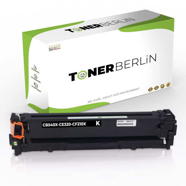Bild von Rebuilt Toner kompatibel für HP Color Laserjet CP1214 / CB540A / 125A Toner Schwarz