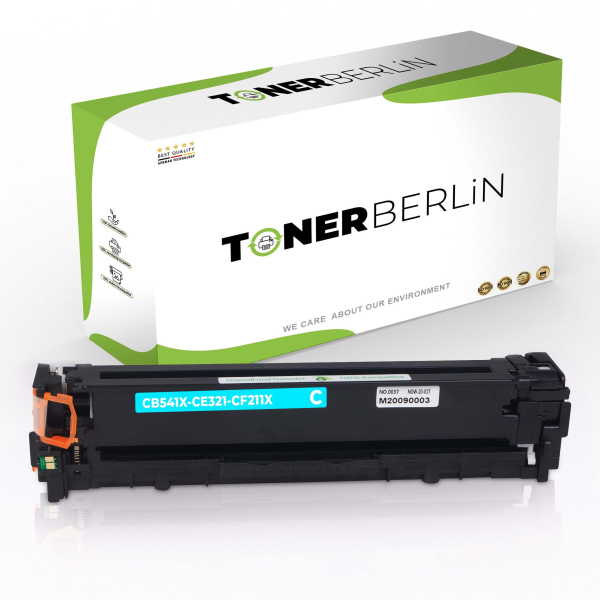 Bild von Rebuilt Toner kompatibel für HP Color Laserjet CM1312NFI / CB541A / 125A Toner Cyan