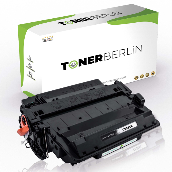 Bild von Rebuilt Toner kompatibel für HP Laserjet M 521DN / CE255X / 55X Toner Schwarz