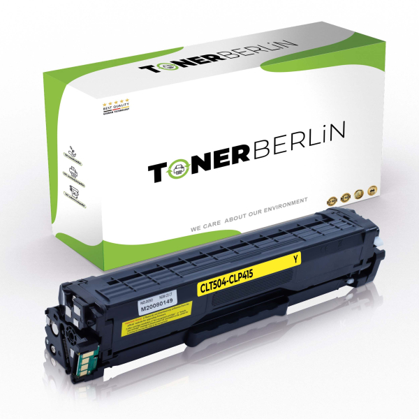 Bild von Rebuilt Toner kompatibel für Samsung CLP-415N (SS070D#BAZ) / CLT-Y504S/ELS / Y504 Toner Gelb