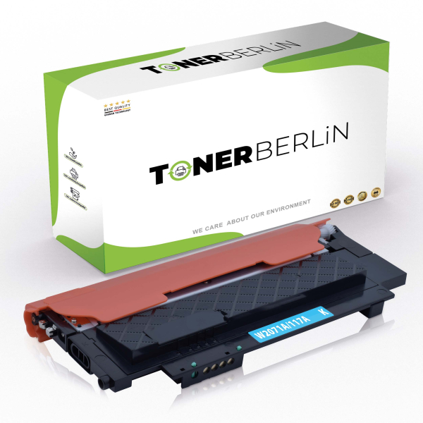 Bild von Rebuilt Toner kompatibel für HP Color Laser MFP 178NWG (6HU08A#B19) / W2071A / 117A Toner Cyan