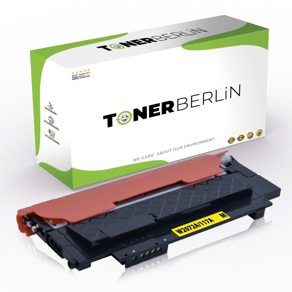 Bild von Rebuilt Toner kompatibel für HP Color Laser MFP 178FWG / W2072A / 117A Toner Gelb