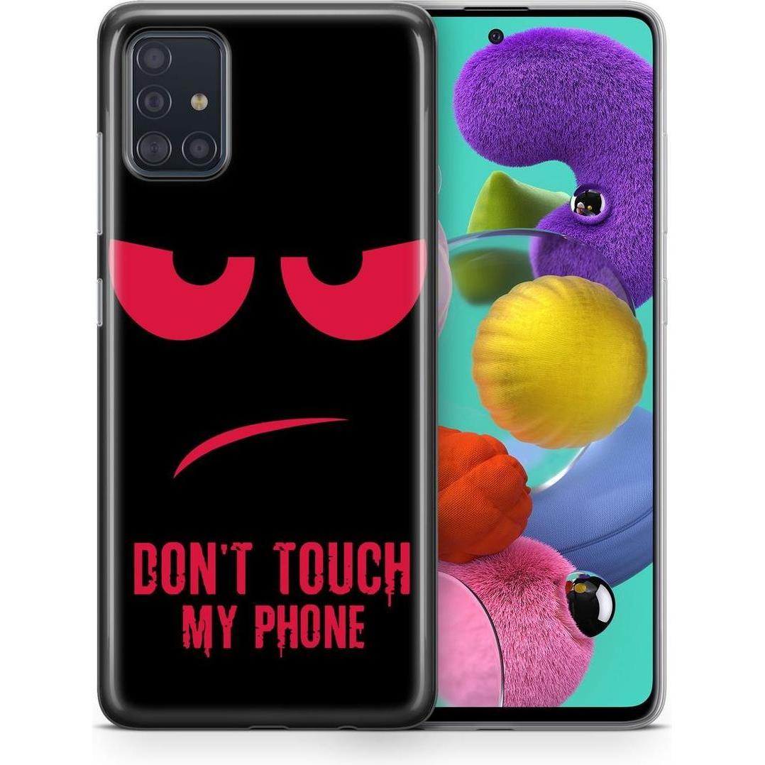 Bild von König Design Hülle Handy Schutz für Google Pixel 4A Case Cover Tasche Bumper Etuis TPU Motiv (Google Pixel 4a), Smartphone Hülle, Schwarz