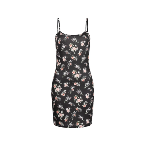 Bild von CLOUD 5IVE Kurzes Viskose Trägerkleid mit Blumen Print
