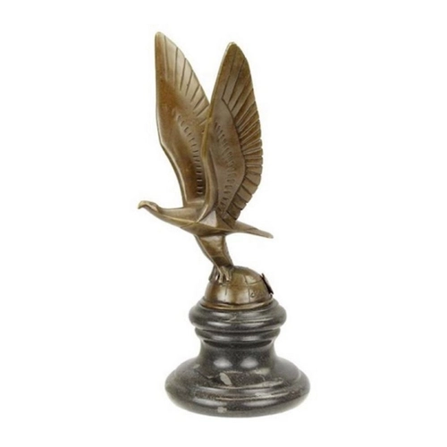 Bild von Elegante Casa Padrino Luxus Art Deco Bronze Skulptur Adler auf Globus