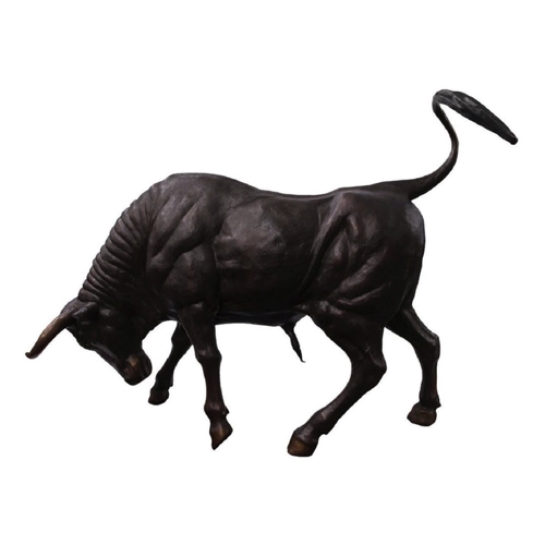 Bild von Casa Padrino Skulptur Luxus Bronze Deko Skulptur Stier