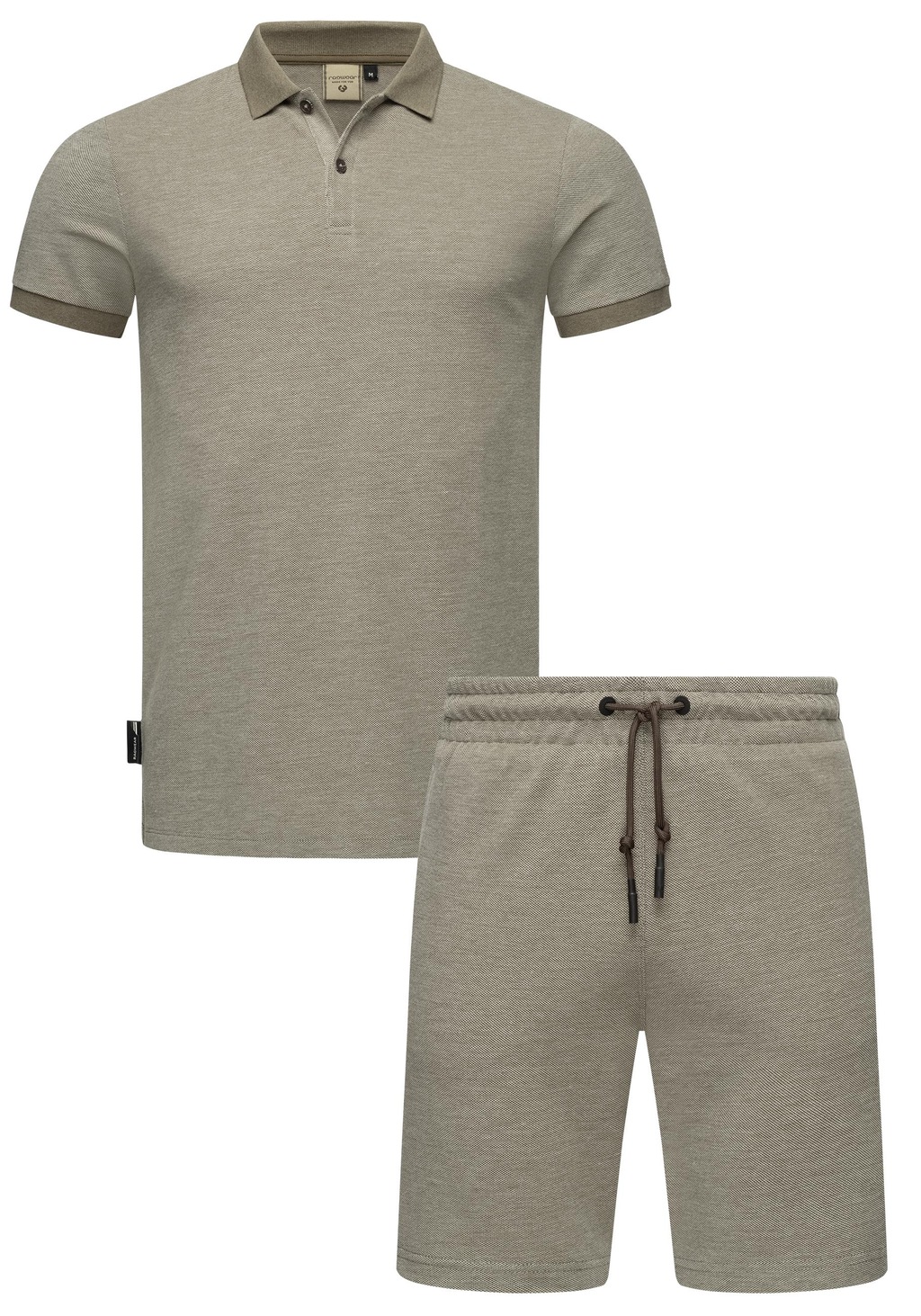 Bild von Ragwear Poloshirt "Set Porpi", Modisches Herren Set aus Hemd und kurzer Hose