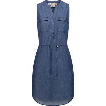 Bild von Ragwear Shirtkleid Roisin Denim stylisches Sommerkleid mit Bindeband