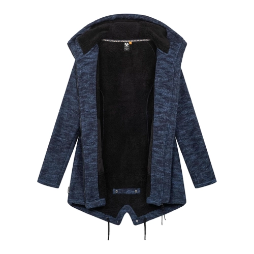 Bild von Ragwear Sweatshirt Kapuzenstrickjacke Wingi Melange – Die perfekte Übergangsjacke für Damen