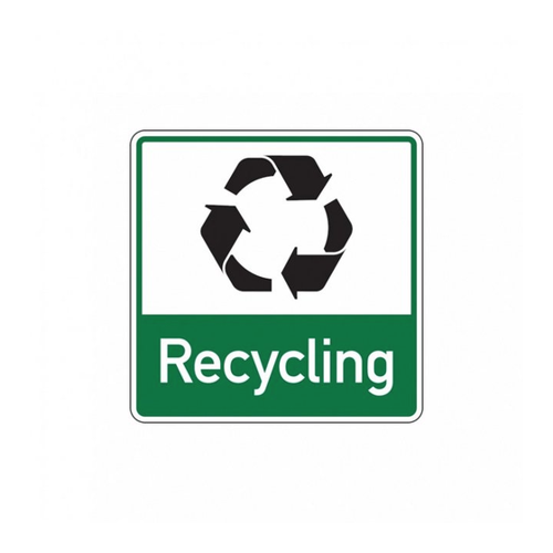 Bild von König Werbeanlagen Hinweisschild Abfallkennzeichen für Recycling