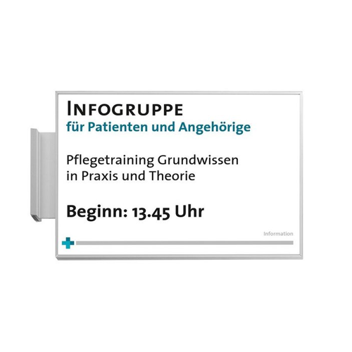 Bild von König Werbeanlagen Hinweisschild MADRID Silver Line Fahnenschild