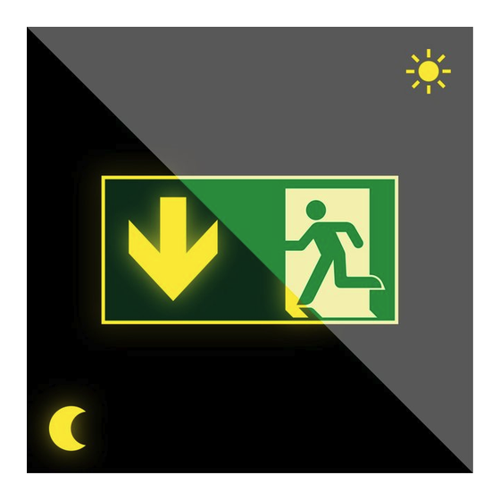 Bild von König Werbeanlagen Hinweisschild PERMALIGHT® power Notausgang – Ihr sicherer Wegweiser