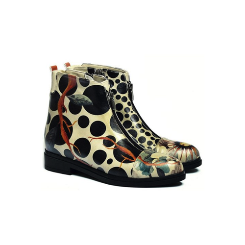 Bild von LaMarta Damenstiefel Vegan, Ankle Boots - Black Dot & Branch Boots Ankleboots