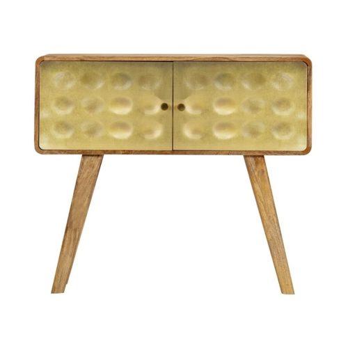 Bild von Furnicato Sideboard aus massivem Mangoholz im Retro-Stil