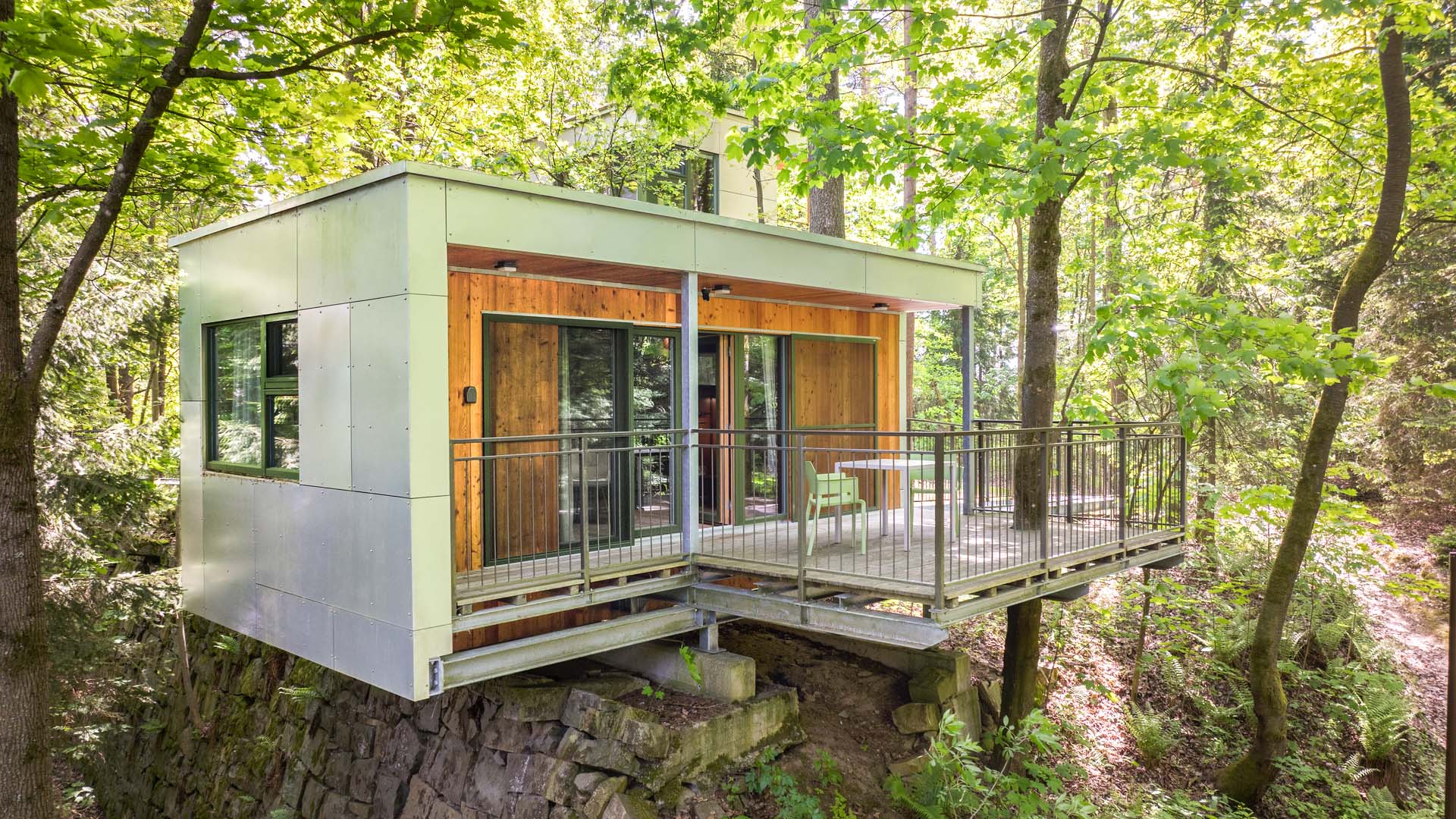 Bild von Übernachtung im Haus an der Klippe oder am Teich (Mo-Do)