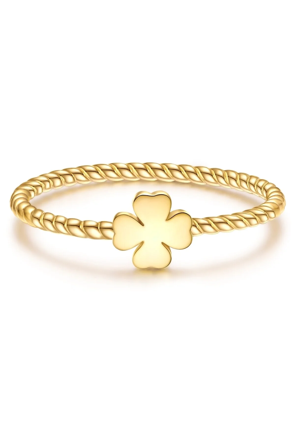 Bild von Glanzstücke München Silberring Ring Sterling Silber Gelbgold für Damen - 50