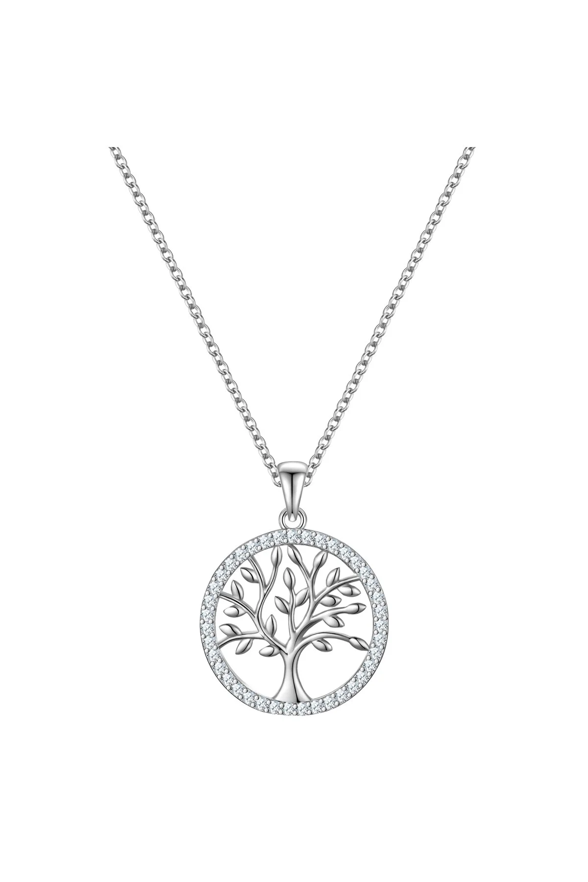 Bild von Rafaela Donata Silberhalskette Kette Mit Anhänger Sterling Silber Zirkonia Weiß für Damen - One Size