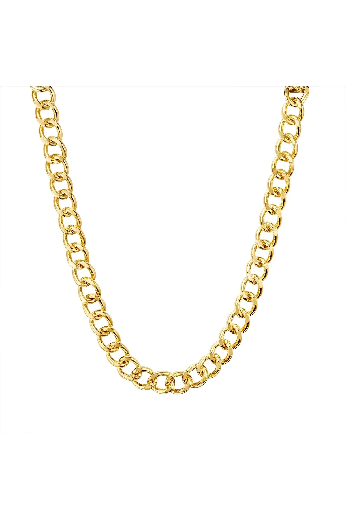 Bild von Lulu & Jane Modeschmuckhalskette Kette Gelbgold für Damen - One Size