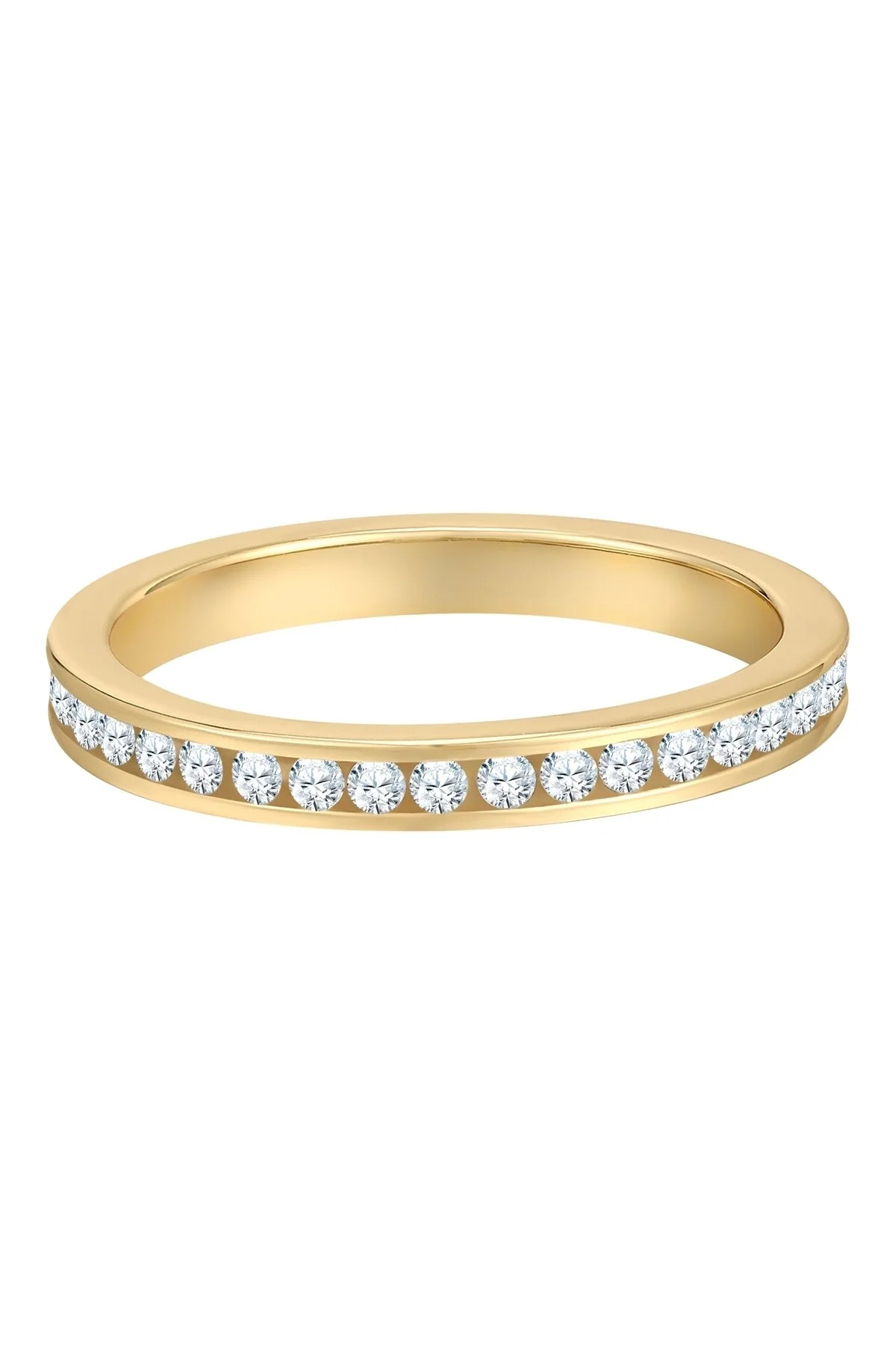 Bild von Rafaela Donata Silberring Ring Sterling Silber Gelbgold Zirkonia Weiß für Damen - 52
